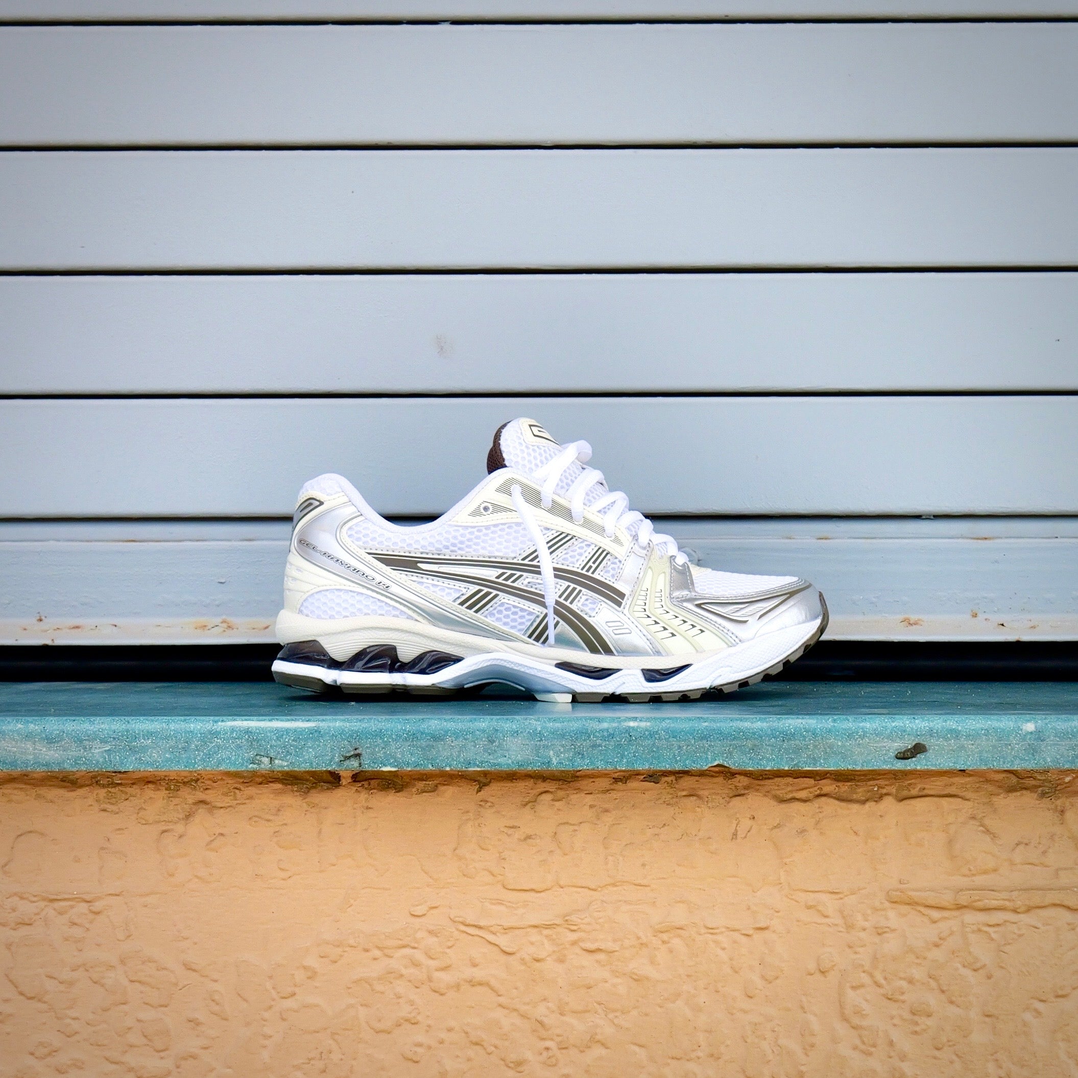 Mens Asics Gel-Kayano 14 (White/Ivory) – SNEAKER TOWN