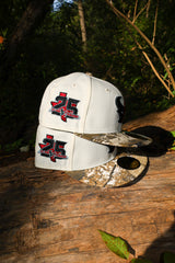 New Era Houston Texans 25th Season Side Patch Grey UV 59Fifty Fitted (Chrome/Real Tree Camo)