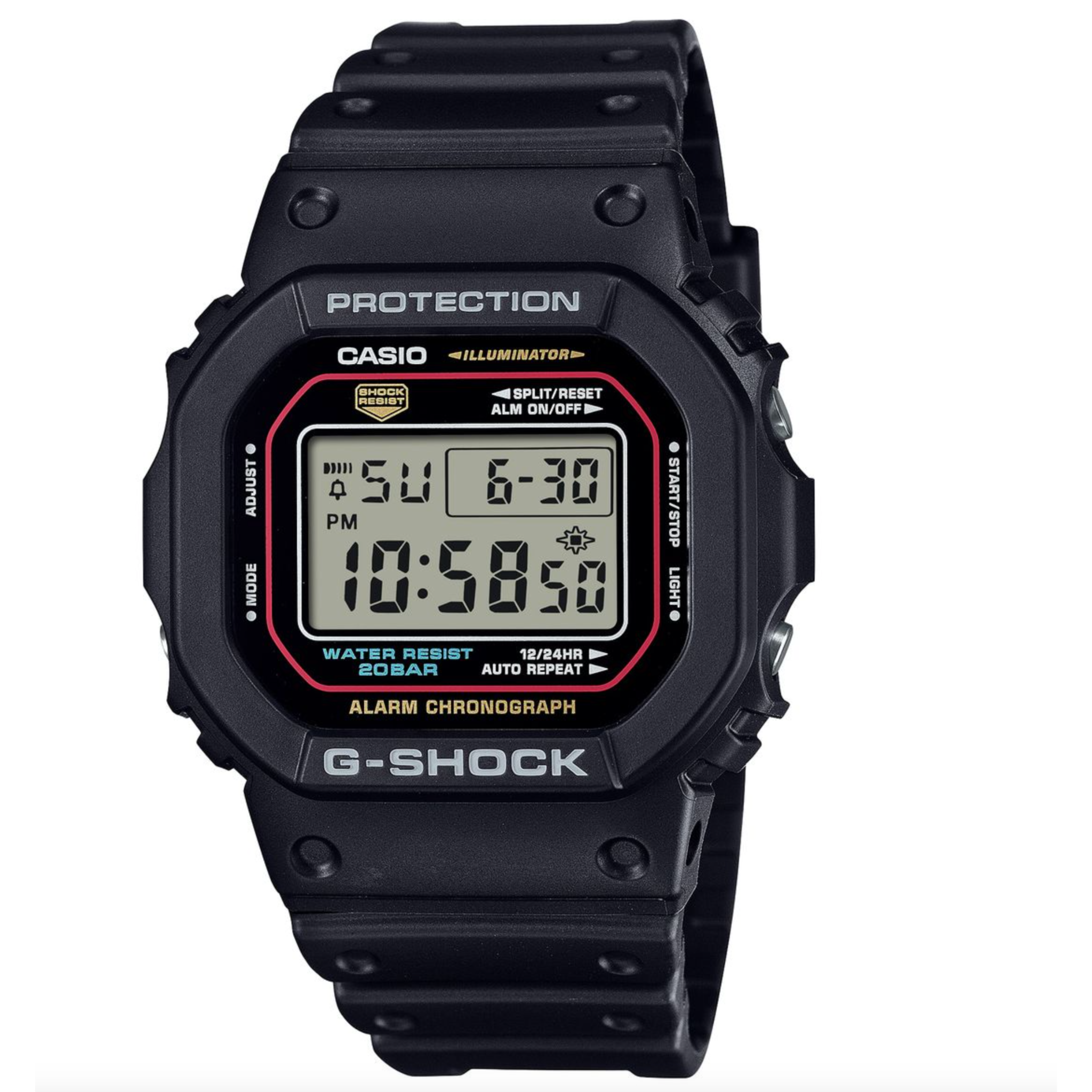 G-Shock DW5600RL-1 Black Digital Watch - G Shock