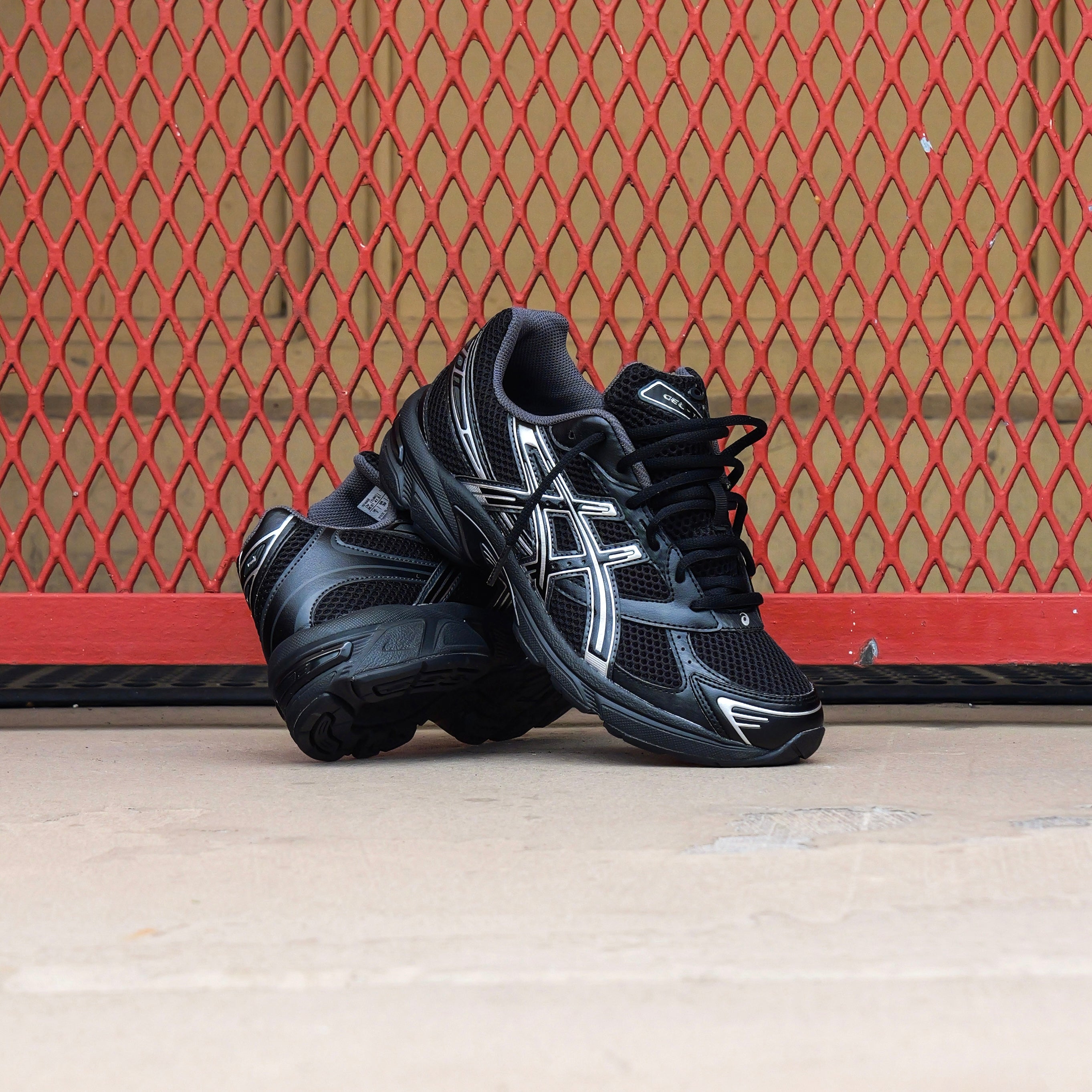 Mens Asics Gel-1130 (Black/Pure Silver)