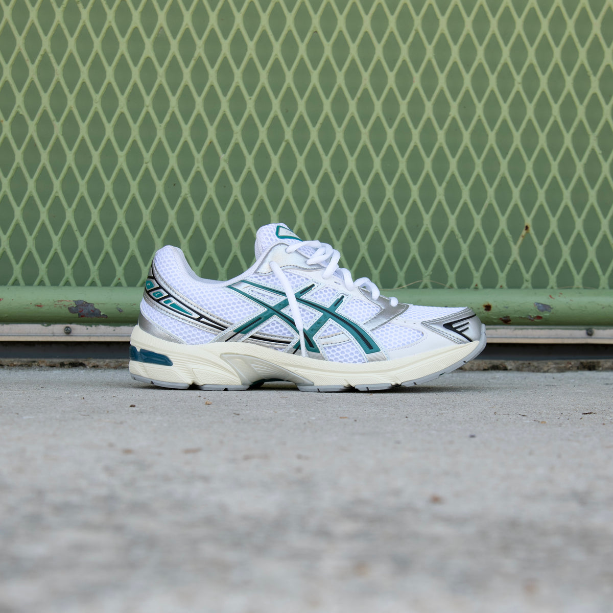 Mens Asics Gel-1130 (White/Rainy Lake) – SNEAKER TOWN display picture 3