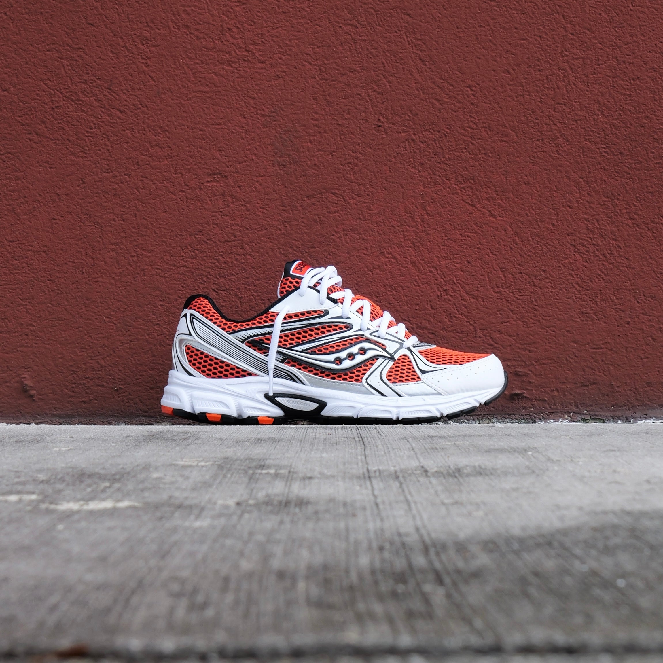 Mens Saucony Ride Millennium (Orange/Silver) - Saucony