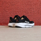 Mens HOKA Bondi 9 (Black/White) - HOKA