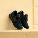 Mens New Balance ML574EVE (Triple Black) - New Balance