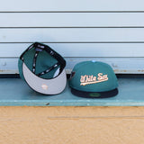 New Era Chicago White Sox Side Patch Fitted (Teal/Navy) - New Era