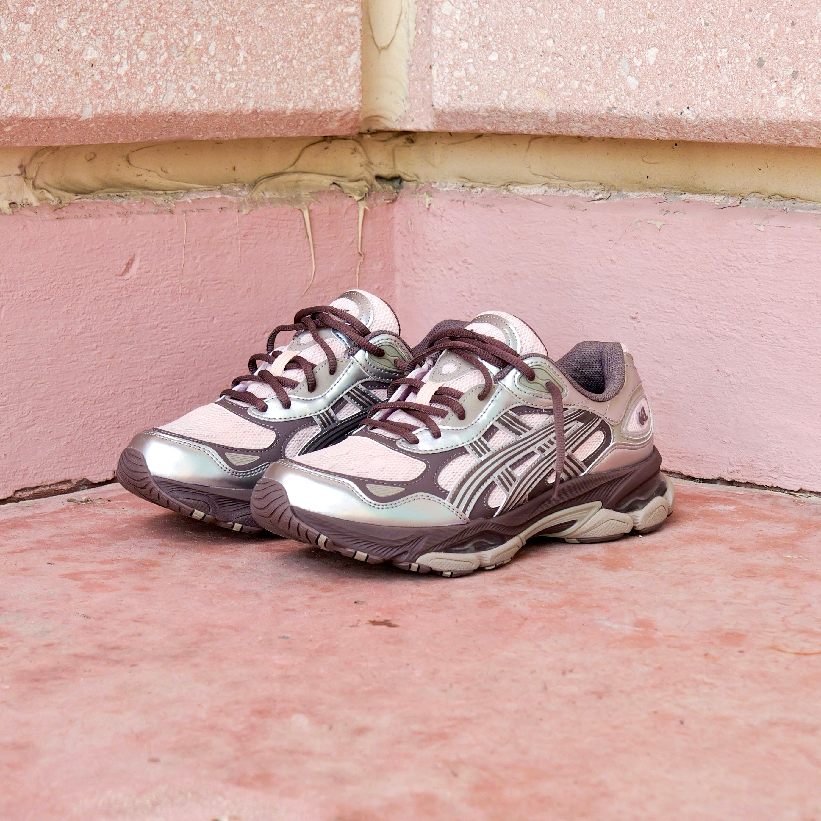 Mens Asics Gel-NYC 2.0 (Pink Cloud/Pure Silver)