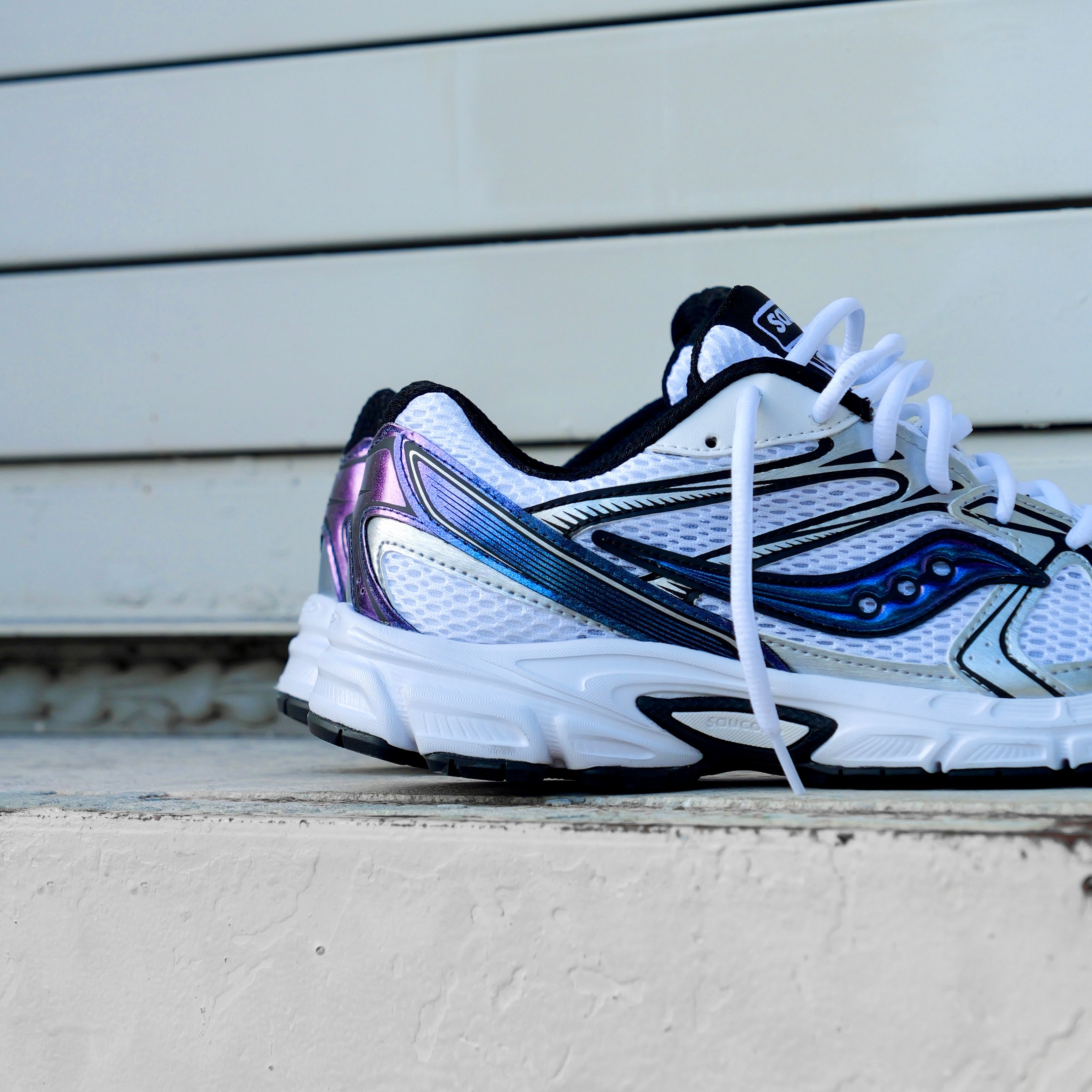 Mens Saucony Ride Millennium (White/Nightsky) - Saucony