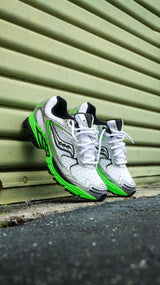 Mens Saucony Progrid Ride 1 (White/Slime)