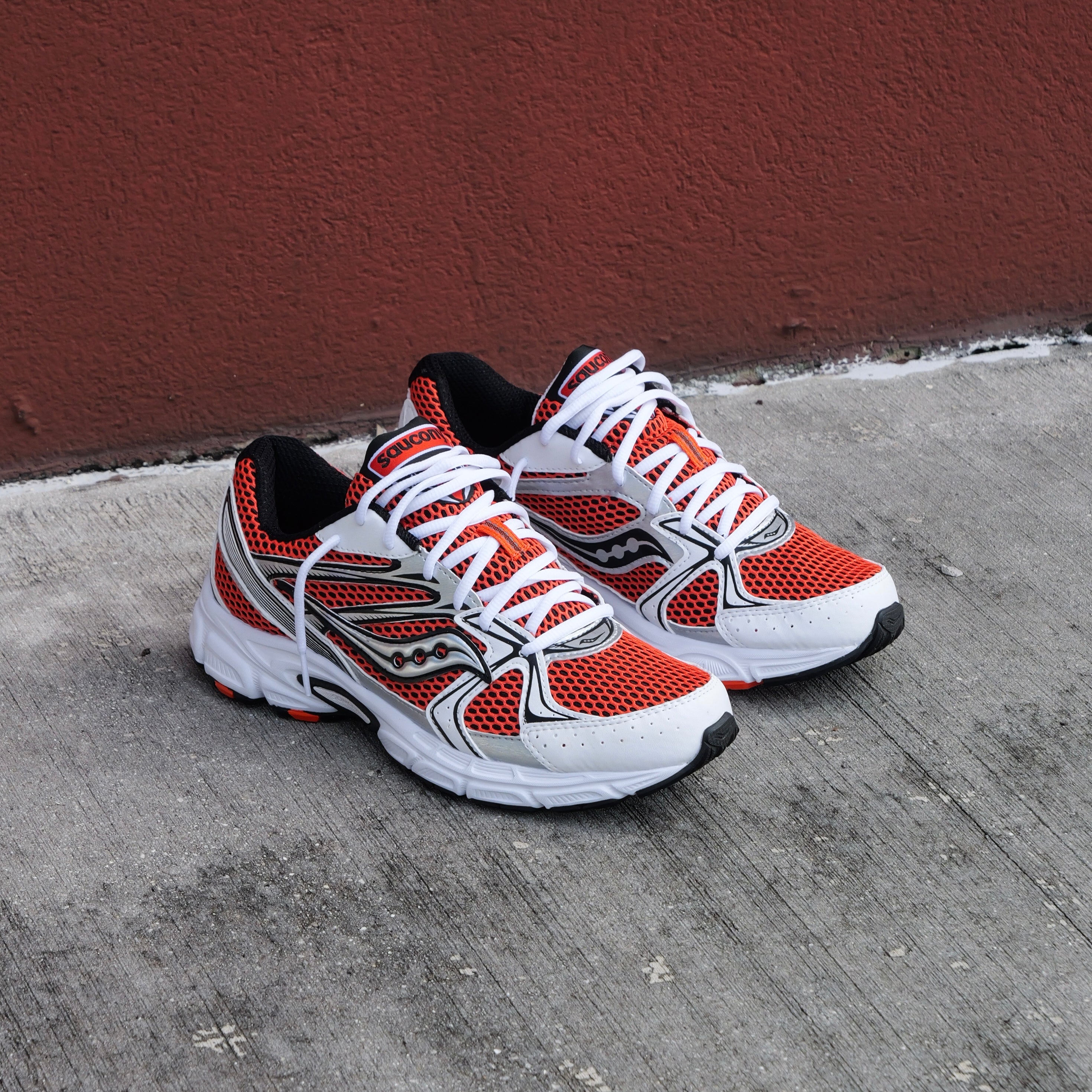 Mens Saucony Ride Millennium (Orange/Silver) - Saucony