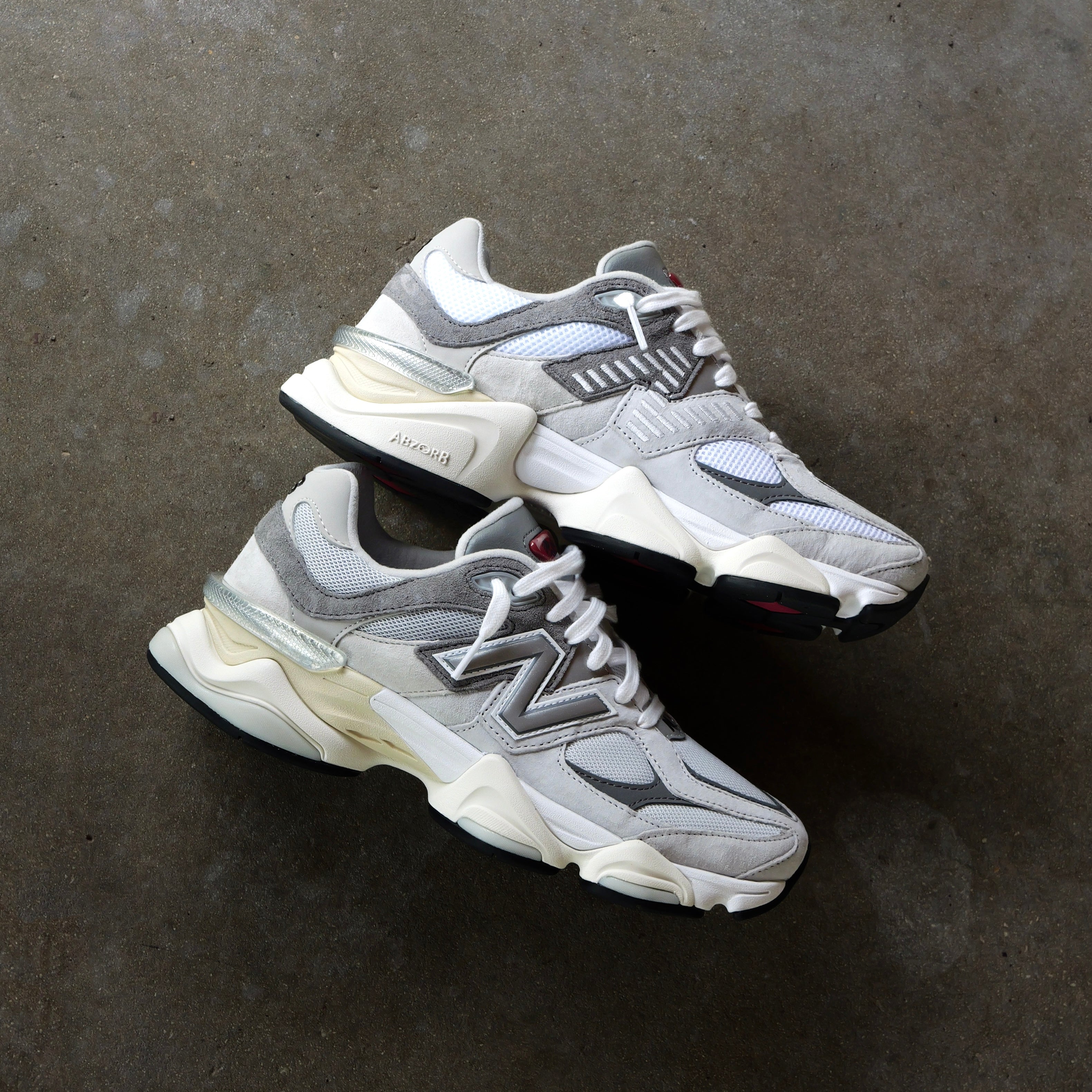 Mens New Balance 9060GRY (Grey/Grey) - New Balance