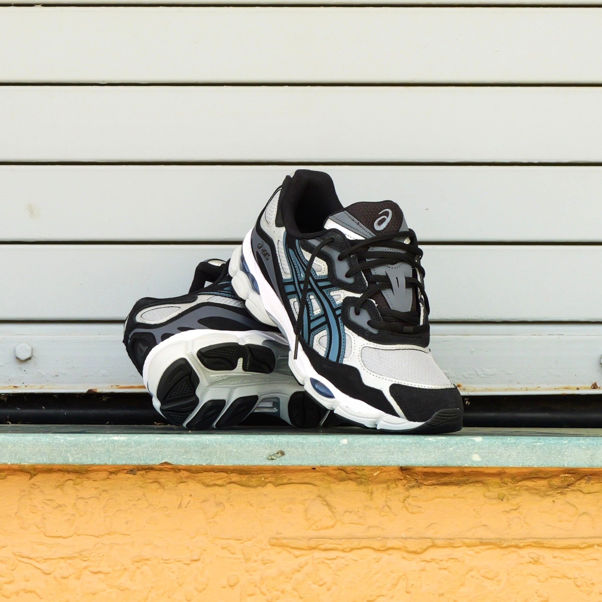 Mens Asics Gel-NYC (Gravel/ Raw Indigo)