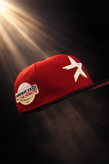 New Era Houston Astros 2005 World Series Side Patch Fitted (Red/Black) - ST New Era