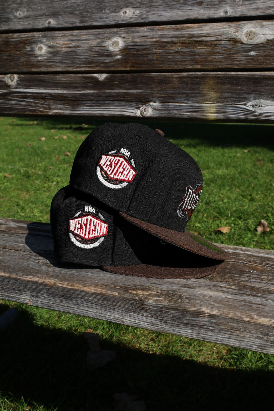 New Era Houston Rockets Grey UV 59Fifty Fitted (Black/Walnut)