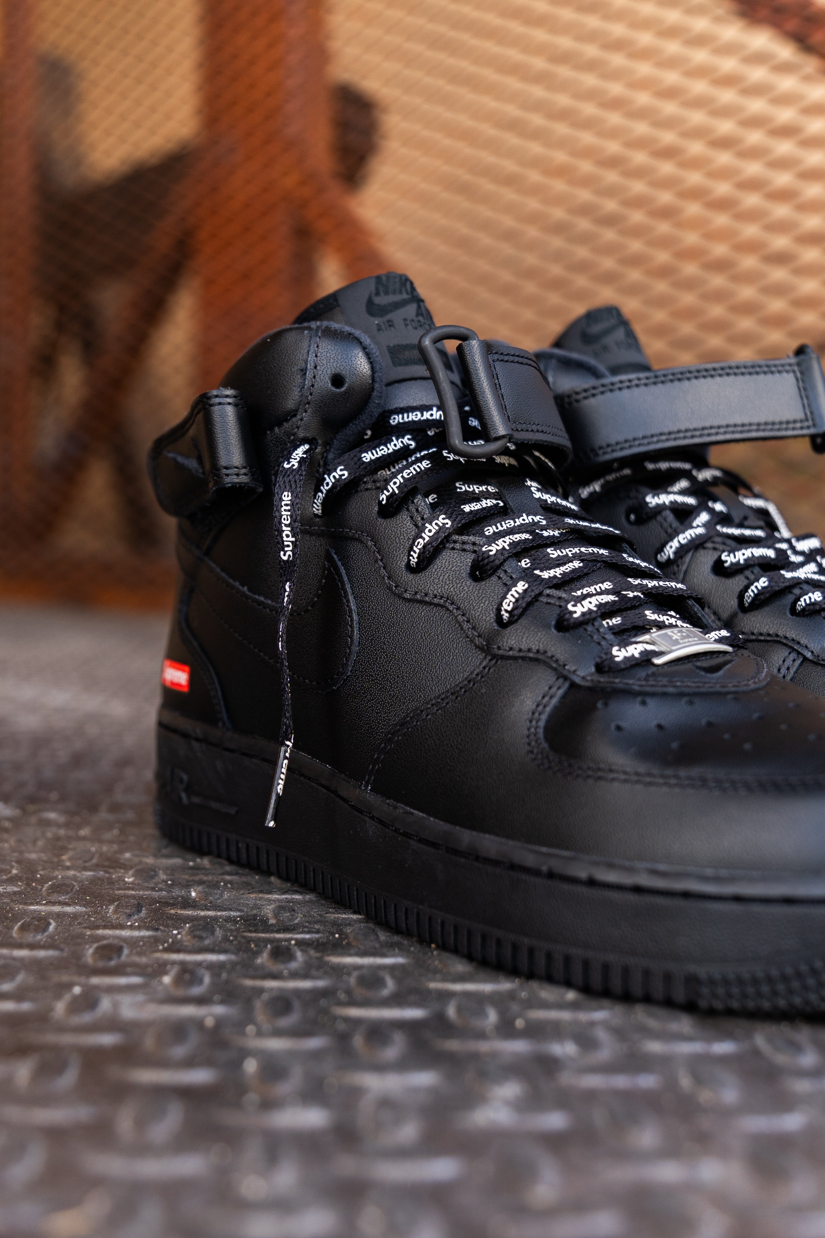 Nike x Supreme Air Force 1 Mid SP (Black) – SNEAKER TOWN