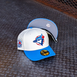 New Era Toronto Blue Jays 1991 ASG Grey UV 59Fifty Fitted (Off White/Air Force Blue) - New Era
