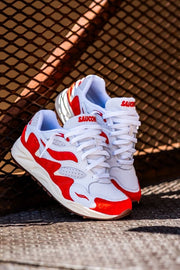 Mens Saucony Grid Shadow 2 (White/Red)