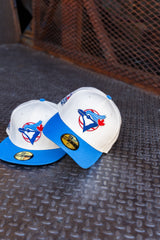 New Era Toronto Blue Jays 1991 ASG Grey UV 59Fifty Fitted (Off White/Air Force Blue) - New Era