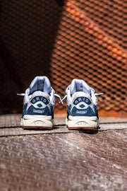 Mens Saucony Grid Shadow 2 (White/Navy)