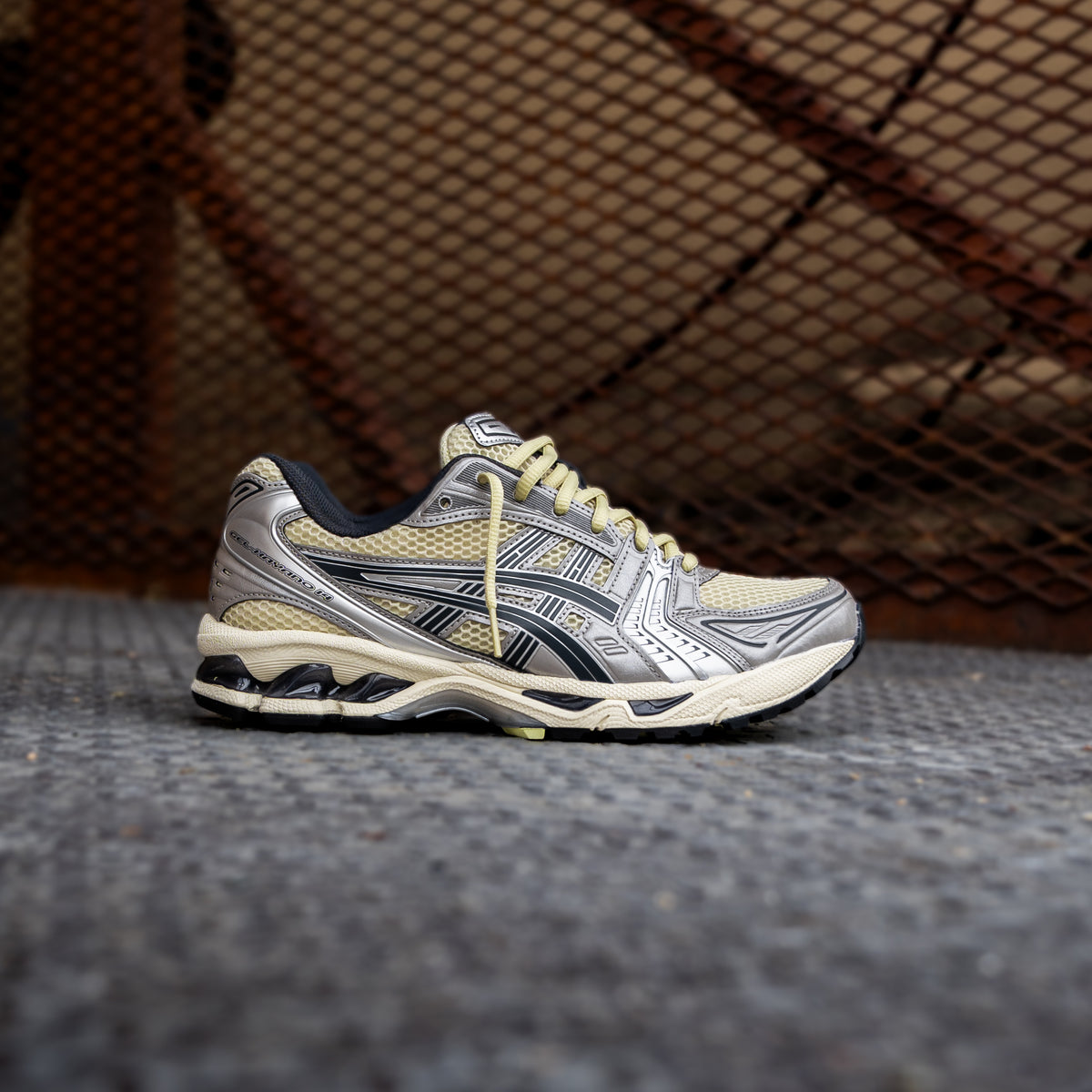 Mens Asics Gel Kayano 14 (Oyster White/Steeple Grey  display picture 1
