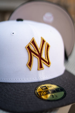 New Era New York Yankees Subway Series Stone UV (White/Wool) - New Era