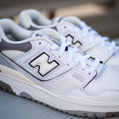 New Balance 550 White Grey Sneakers