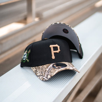 New Era Pittsburgh Pirates 9FORTY A-Frame Snapback (Black/Real Tree Camo)