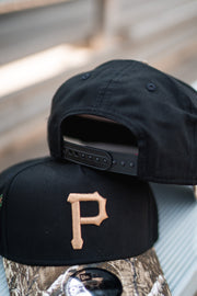 New Era Pittsburgh Pirates 9FORTY A-Frame Snapback (Black/Real Tree Camo) - New Era