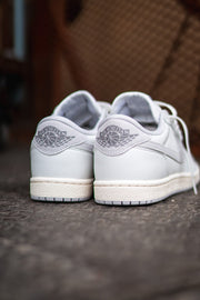 Mens Air Jordan 1 Low 85 (Summit White/Light Smoke Grey) - Nike