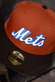 New Era New York Mets 50th Anniversary Green UV (Rust Orange/Mocha) - New Era
