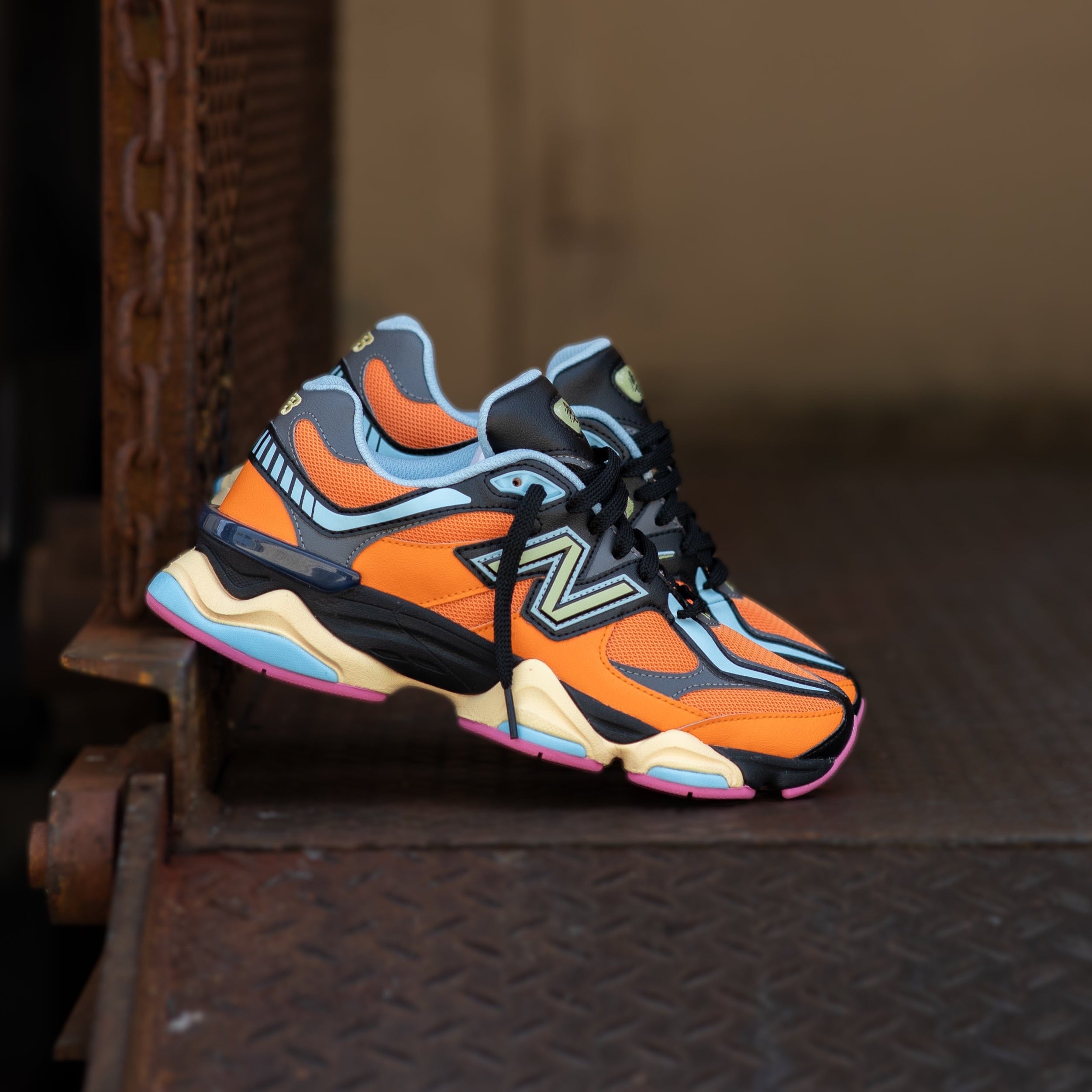 Mens New Balance 9060 (Orange/Black) U9060OGB