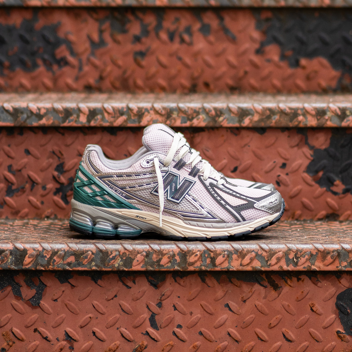 Mens New Balance 1906R (Grey/Pink) - M1906RET – SNEAKER TOWN display picture 1