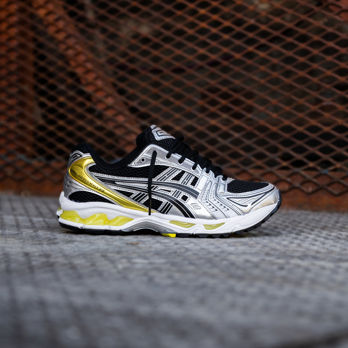 Mens Asics Gel Kayano 14 (Black/Lemon Spark) – SNEAKER TOWN