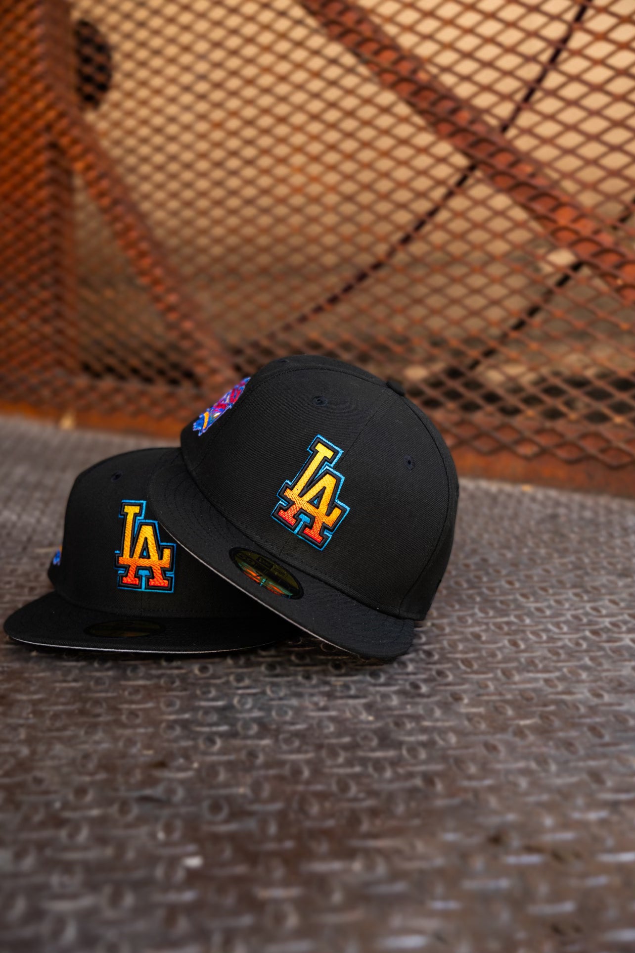 New Era Los Angeles Dodgers 40th Anniversary Grey UV (Black) 59Fifty Fitted - New Era