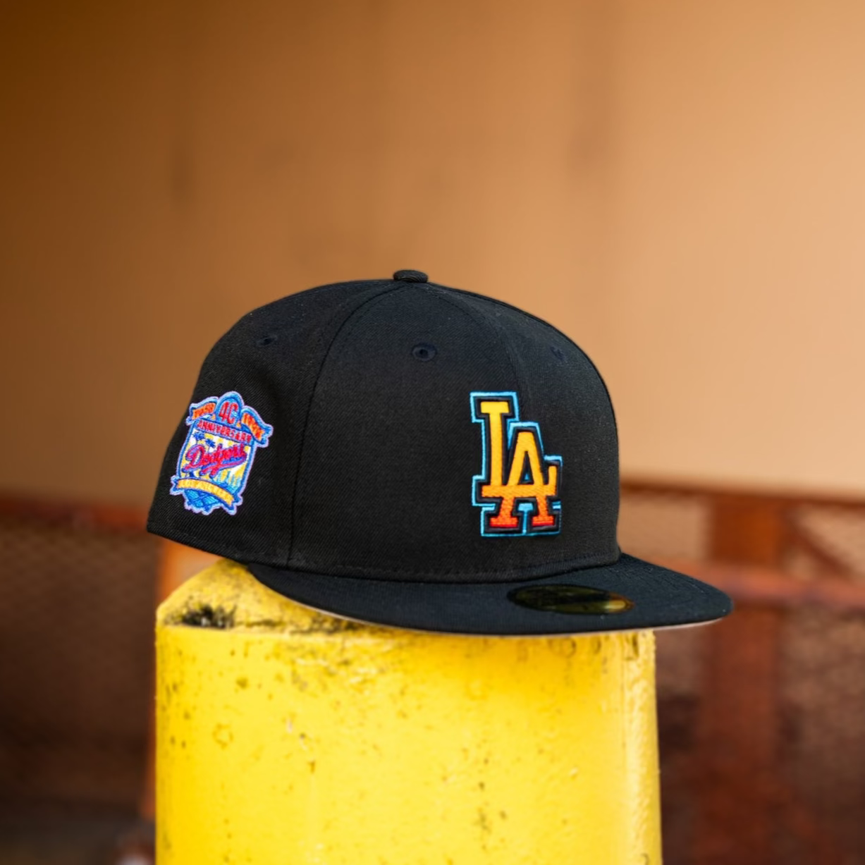 New Era Los Angeles Dodgers 40th Anniversary Grey UV (Black) 59Fifty Fitted - New Era