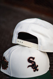 New Era Chicago White Sox 9FORTY A-Frame Snapback (Off White/Light Pine) - New Era