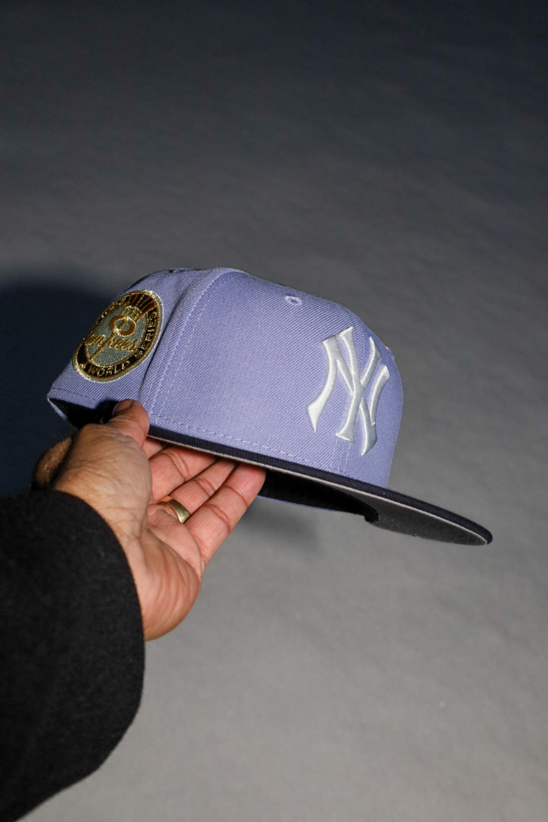 New Era New York Yankees 1962 World Series Side Patch Fitted (Lavender) - New Era