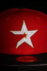 New Era Houston Astros 2005 World Series Side Patch Fitted (Red/Black) - ST New Era