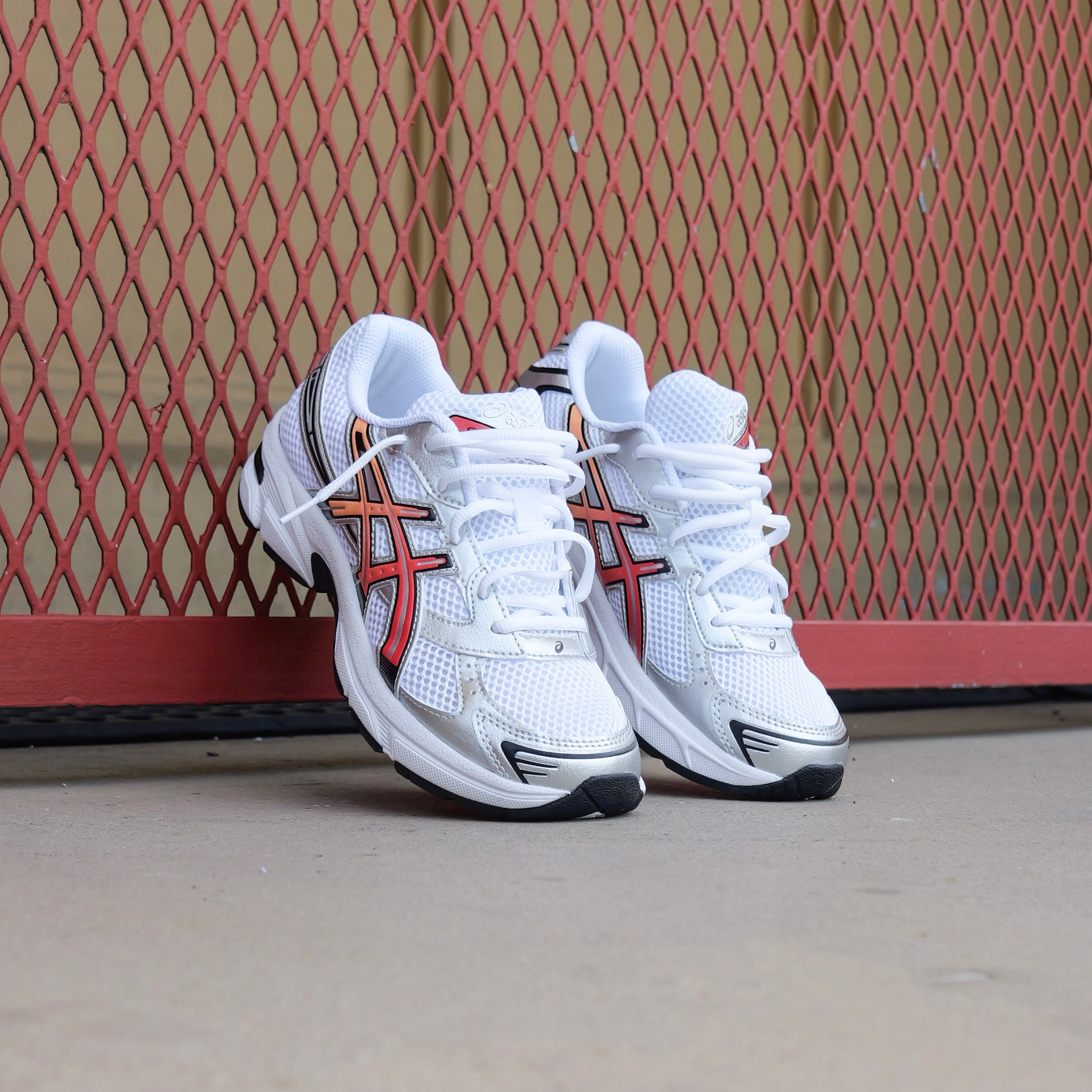 Asics Gel-1130 Grade School (White/Red Snapper)