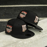 New Era Minnesota Twins 2014 ASG Side Patch Grey UV 59Fifty Fitted (Black)