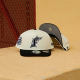 New Era Florida Marlins 10th Anniversary 9FIFTY A-Frame Snapback-(Cream/Black) - New Era