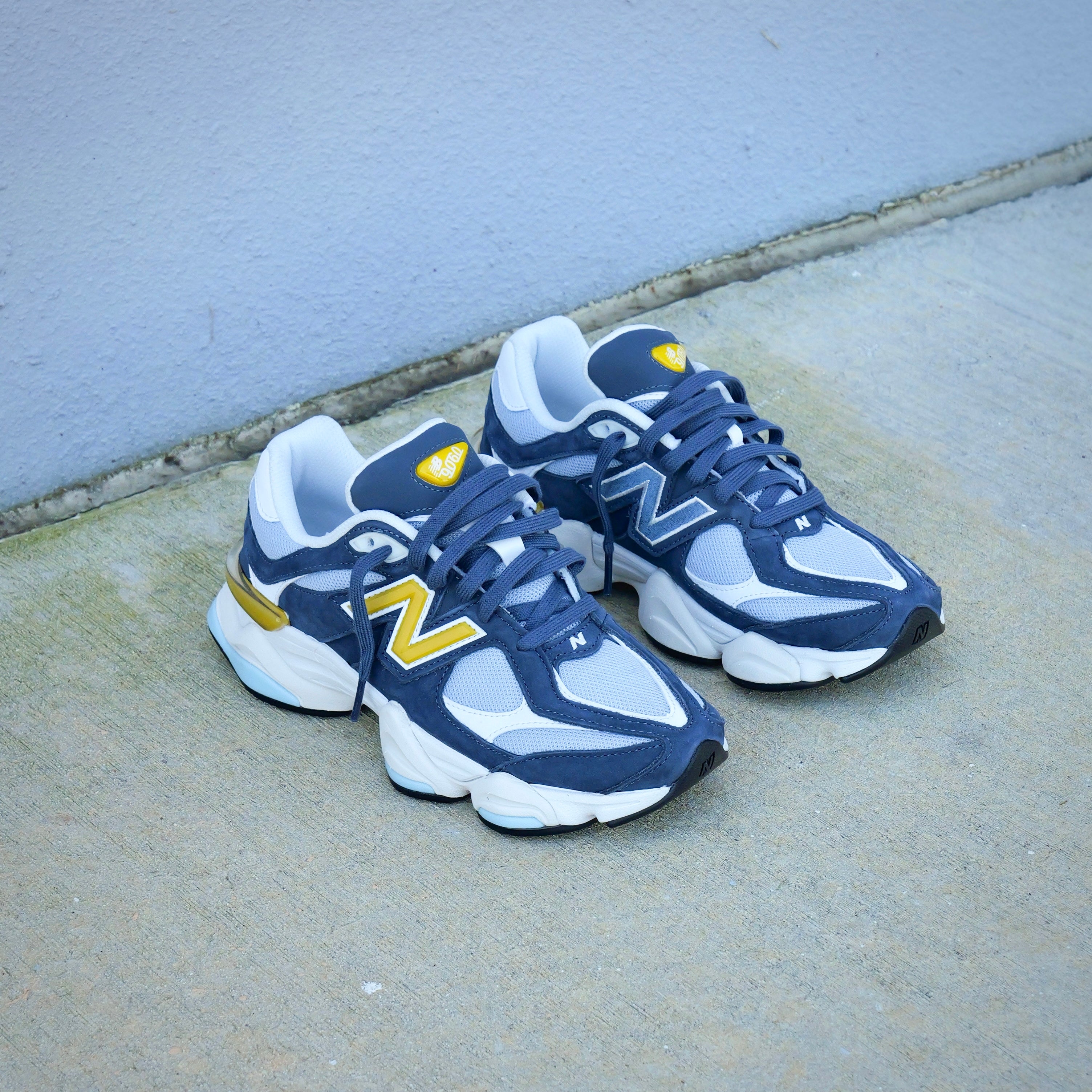 Mens New Balance 9060 (Blue/Yellow) -U906032N