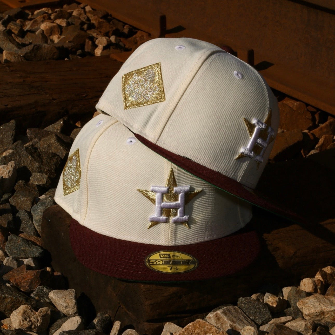 New Era Houston Astros World Series Side Patch Fitted (Off