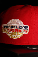 New Era Houston Astros 2005 World Series Side Patch Fitted (Red/Black) - ST New Era