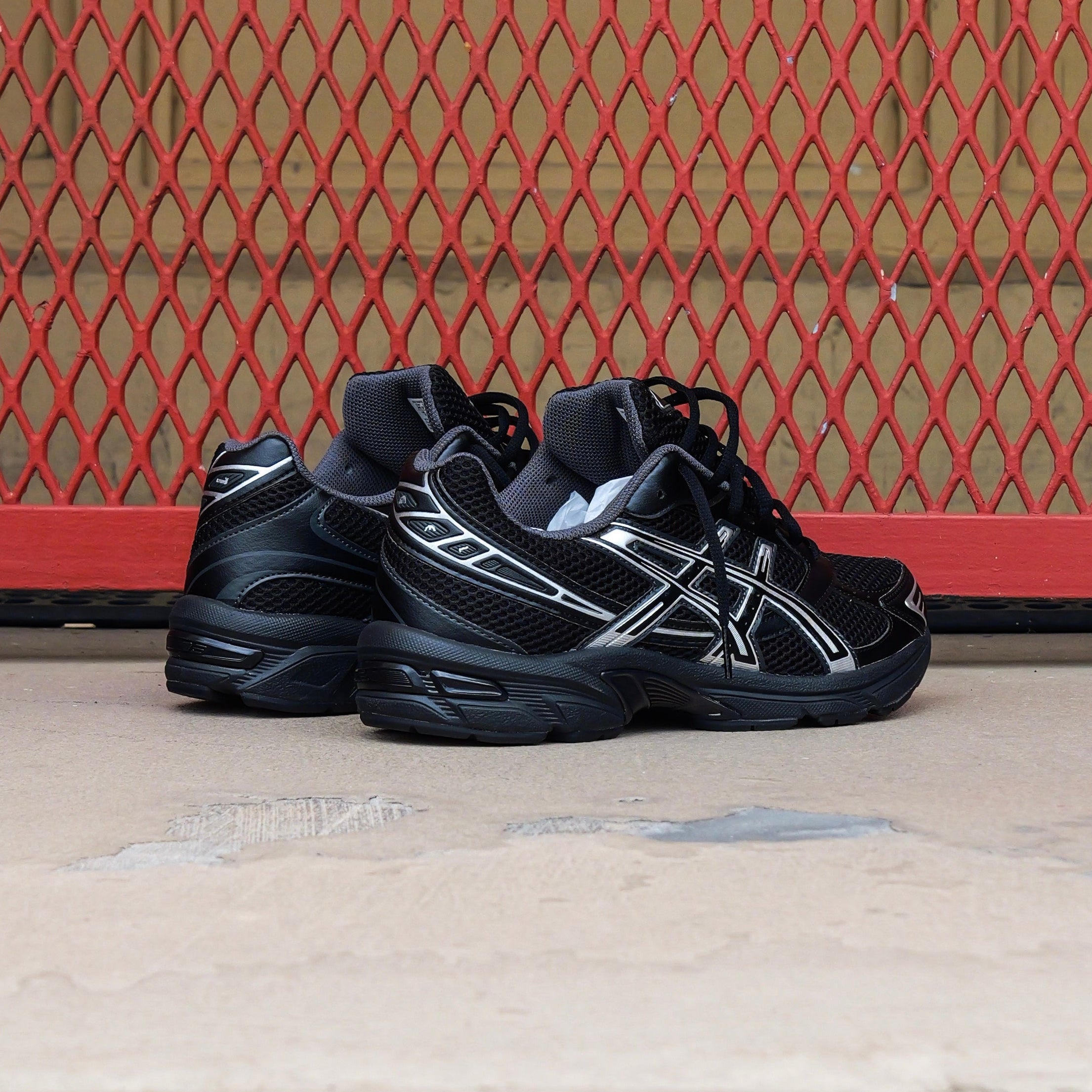Mens Asics Gel-1130 (Black/Pure Silver)