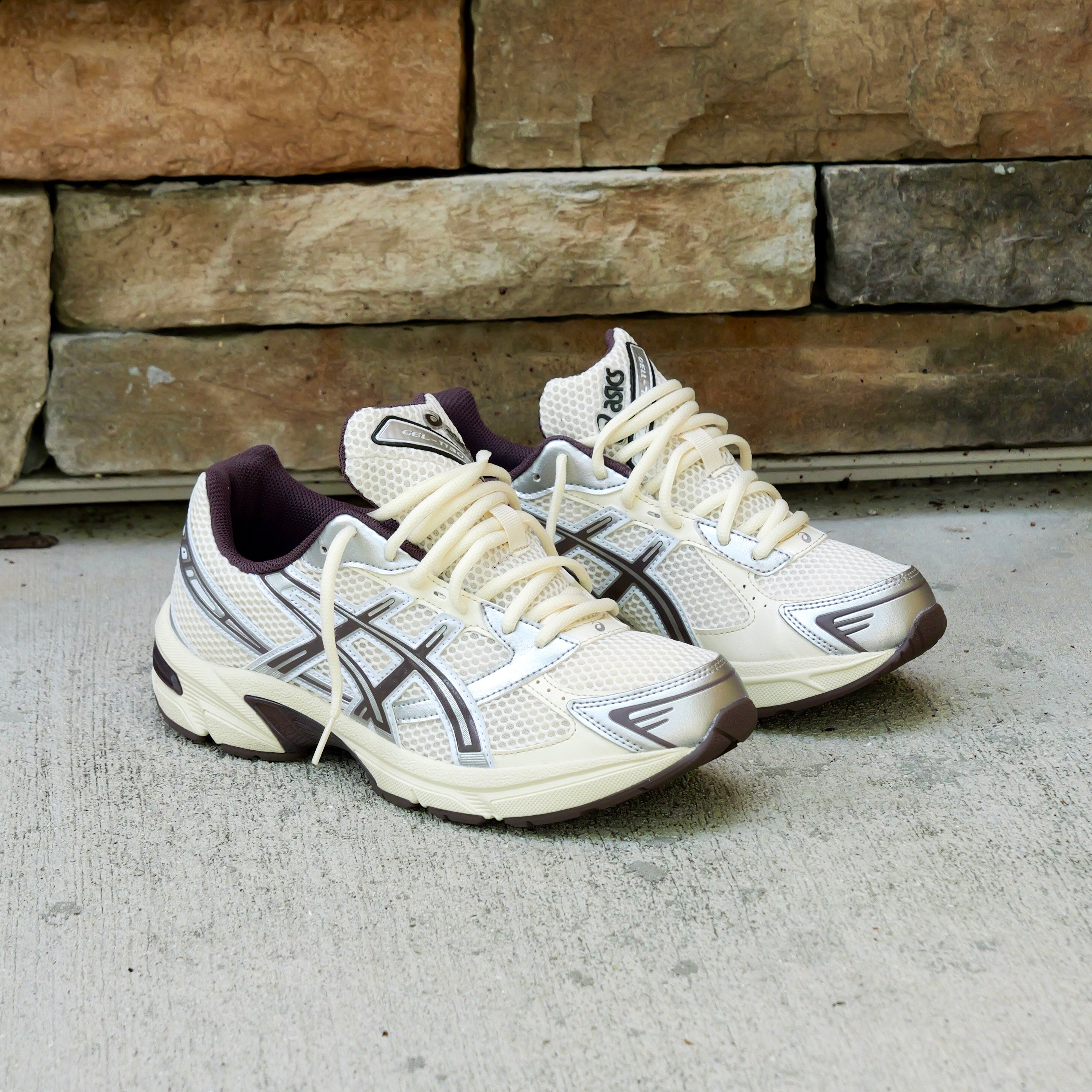 Mens Asics Gel-1130 (Cream/Cocoa Powder)