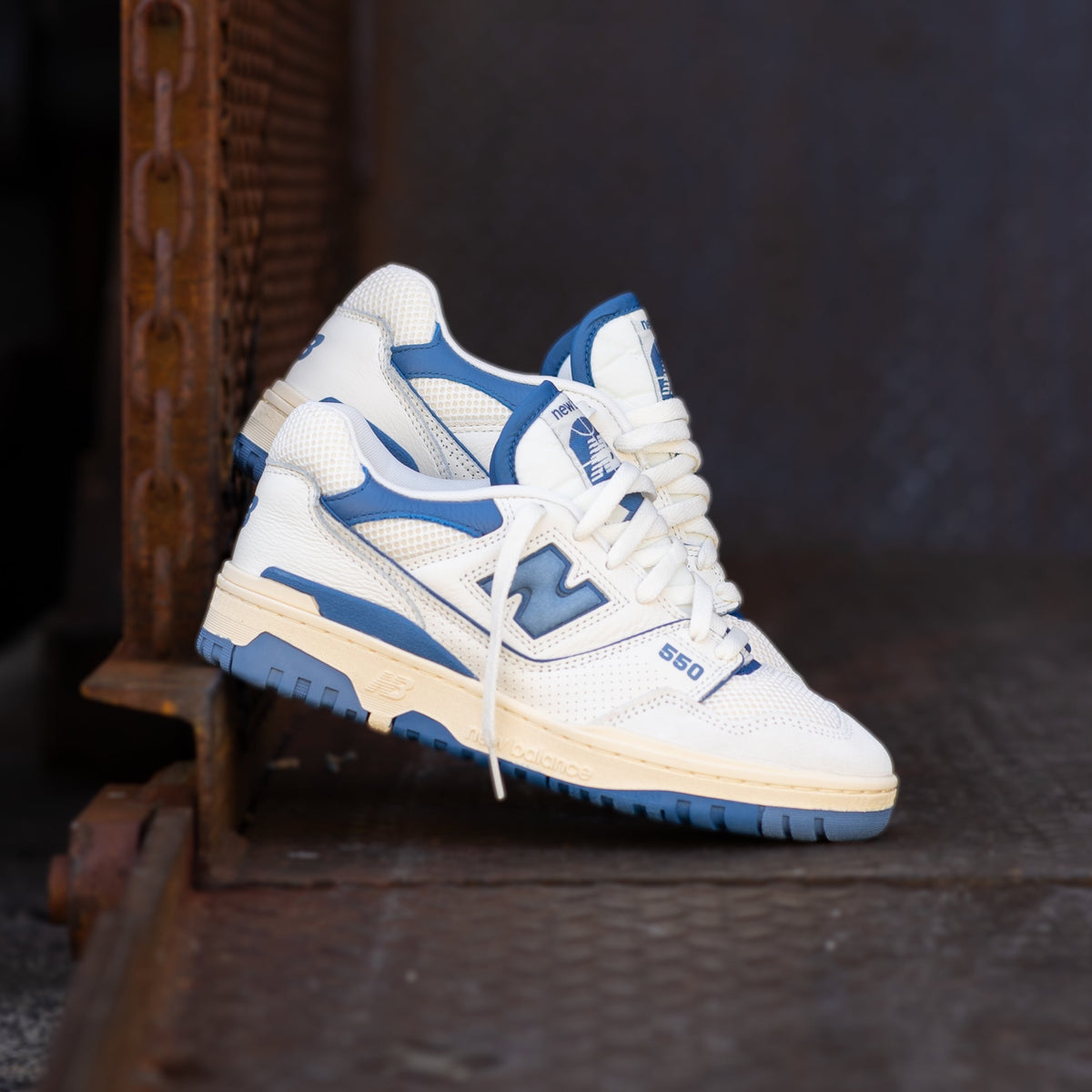 Mens New Balance 550 (White/Blue) - BB550CPD – SNEAKER TOWN