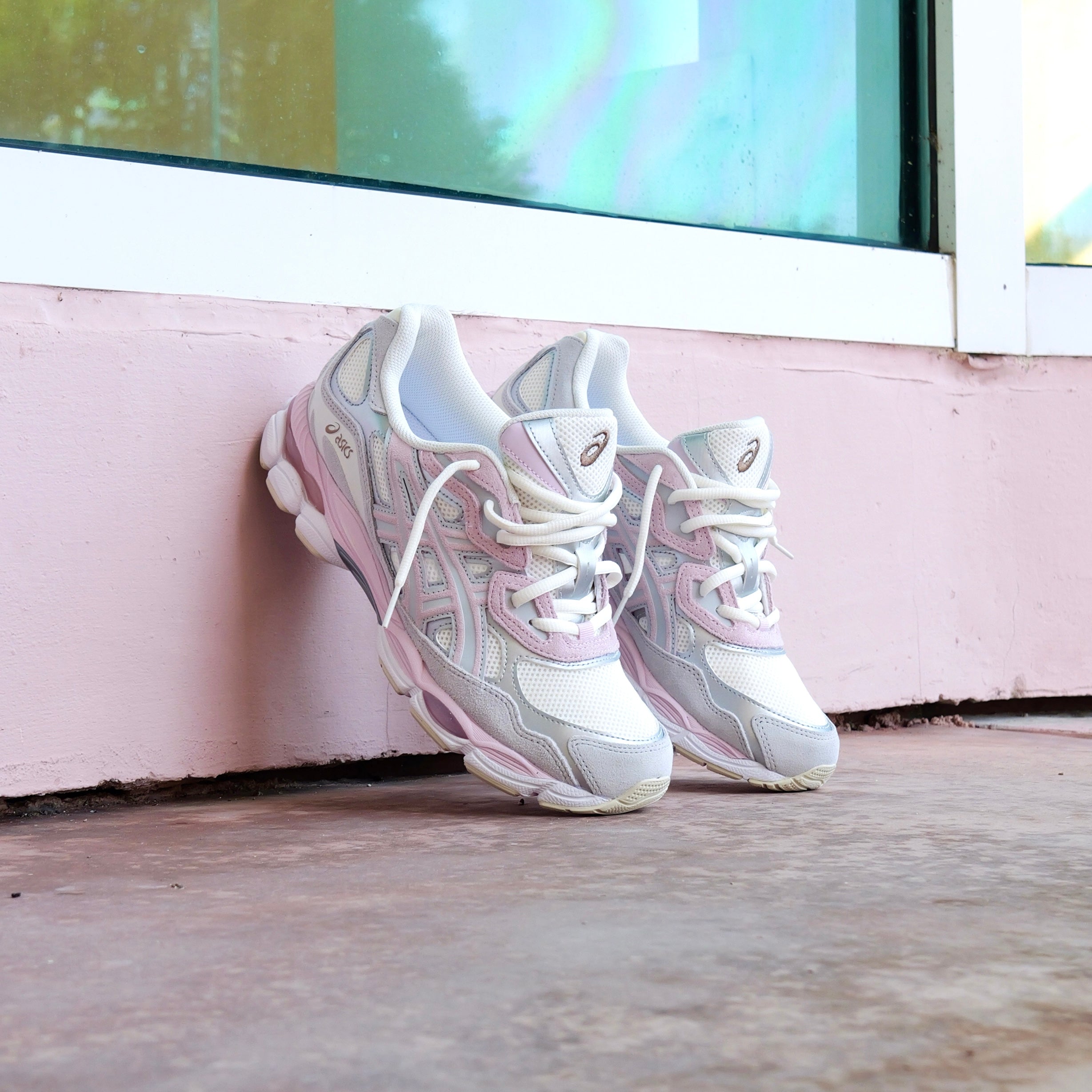 Mens Asics Gel-NYC (Concrete/Barely Rose)