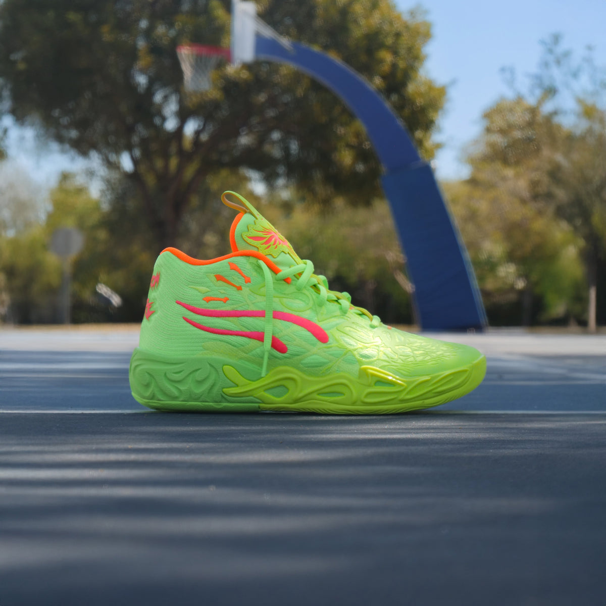 PUMA LaMelo Ball MB.04 GEM Basketball Shoes 311421 01 Yellow Alert Men\'s Size 10 Basketball Shoes Puma MB.04 1Love Pink Alert-Yellow Alert  main image 3