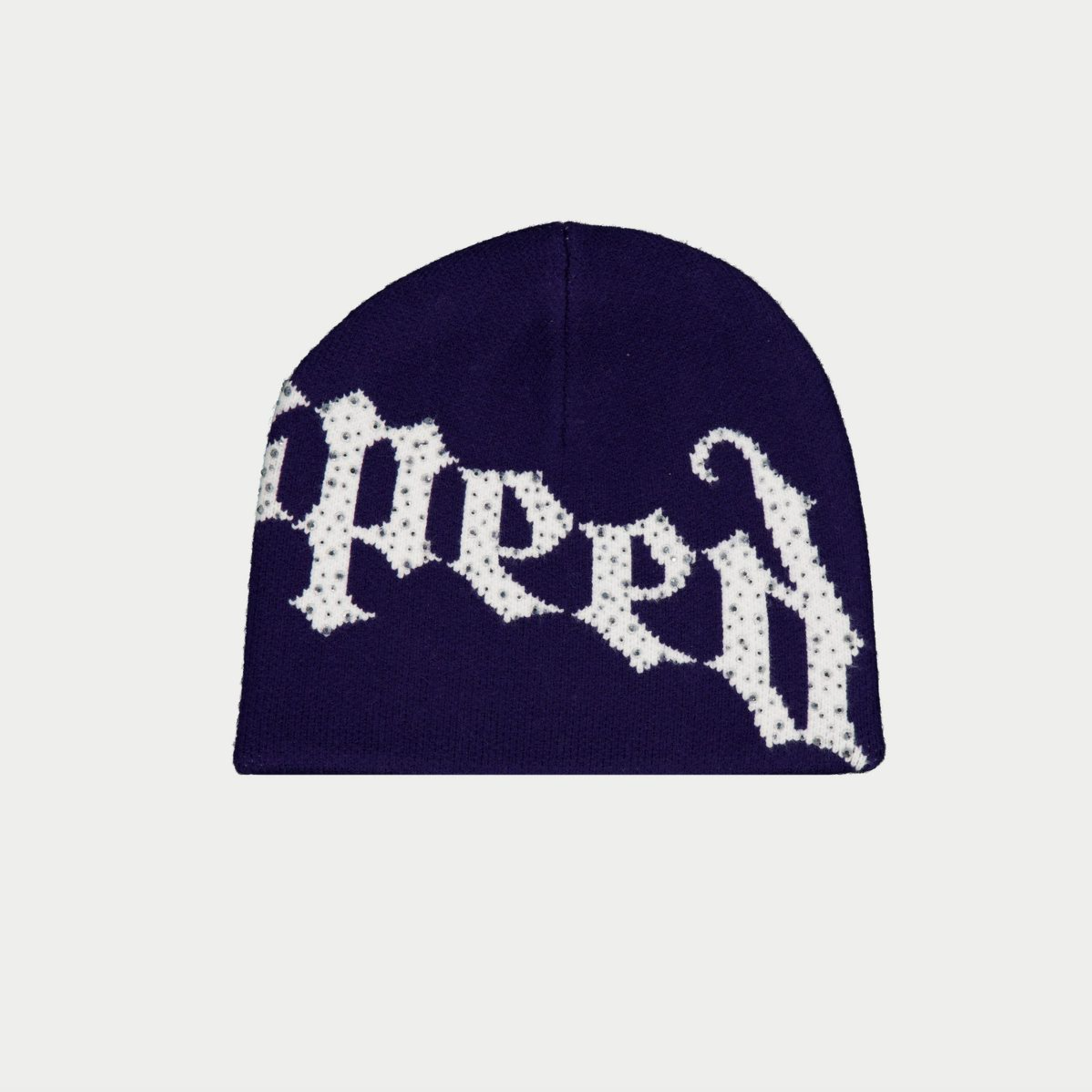 Godspeed OG Logo Studded Beanie (Navy/White)