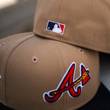 New Era Atlanta Braves 1999 World Series Red UV (Khaki/Navy) - New Era